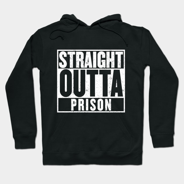 Straight Outta Prison T-Shirt Hoodie by mangobanana